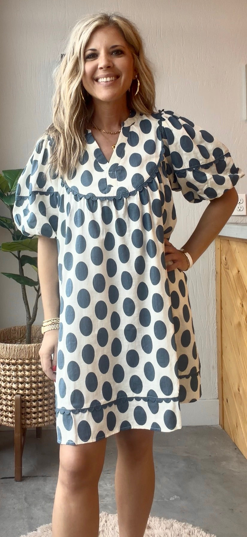 Saylor Dot Dress