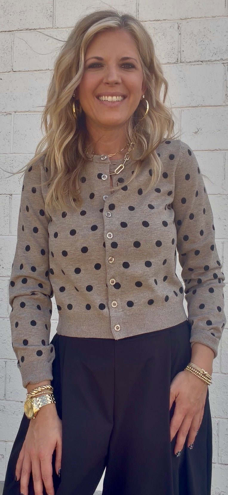 Margot Dot Cardigan
