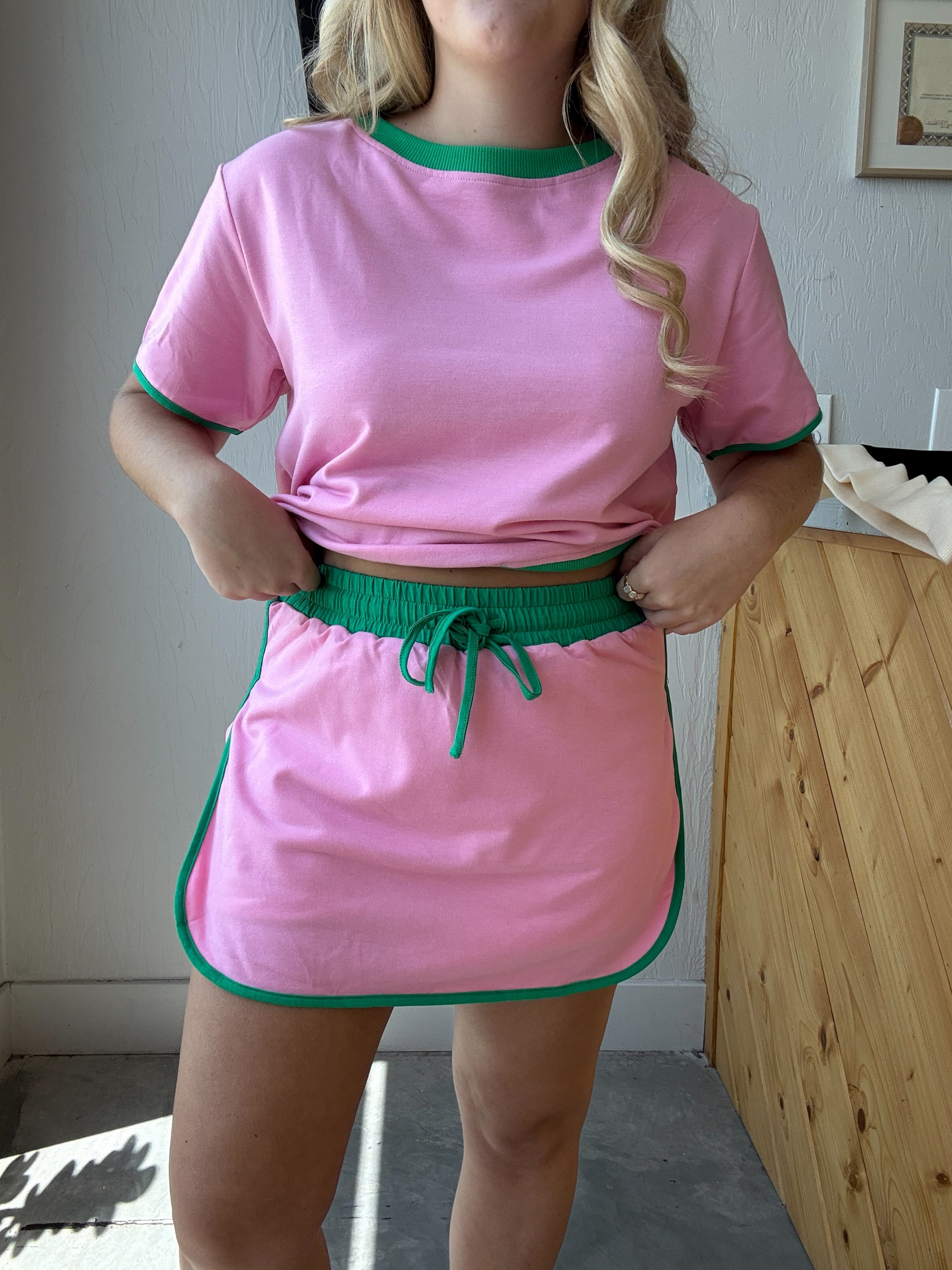 Color Block Skirt