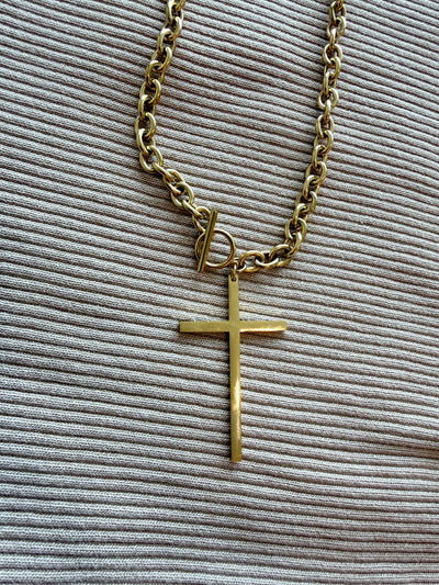 Wrap Cross Necklace