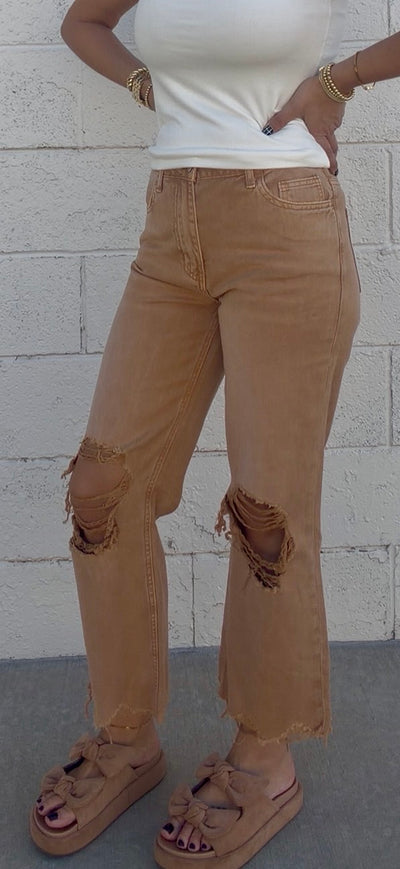 Leslie Crop Flare