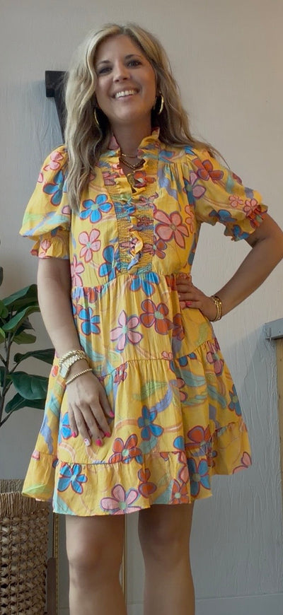 Happy Days Floral Dress