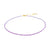 Purple Small Paperclip Necklace