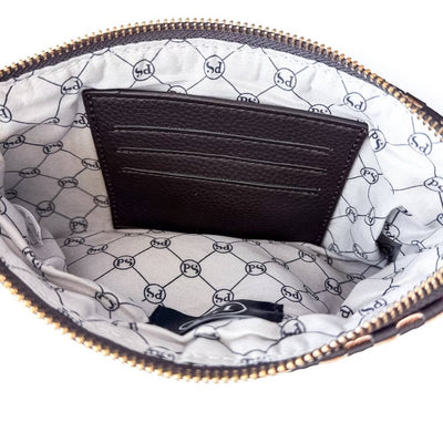Emma Clutch Wristlet - Black