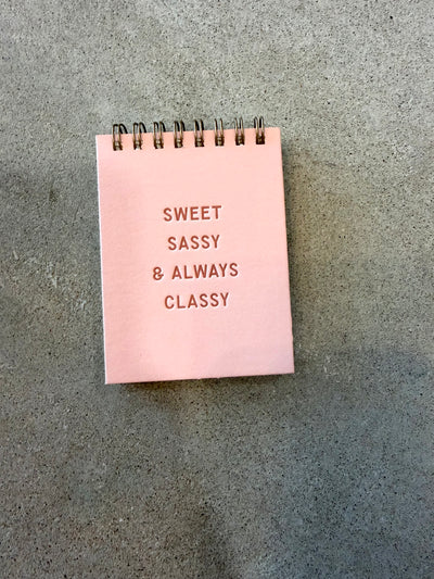 Mini Jotter Notebook