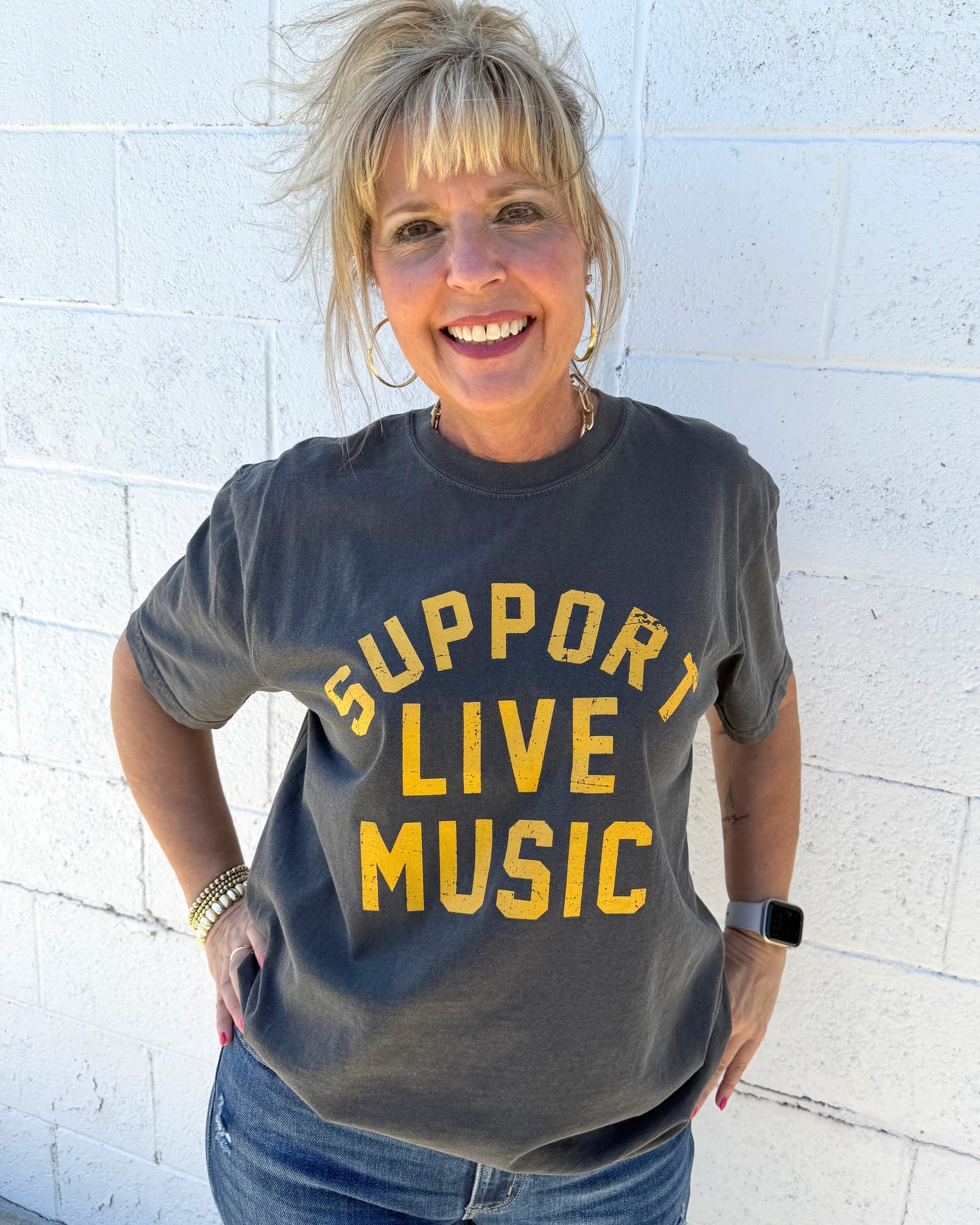 Support Live Music Tee