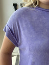 Ribbed Mineral Wash Top