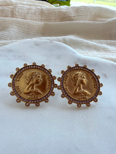 Everly Coin Studs