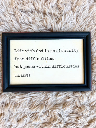 Simply Said Frame