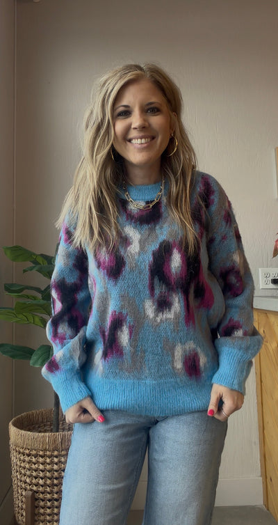 Electric Sky Sweater