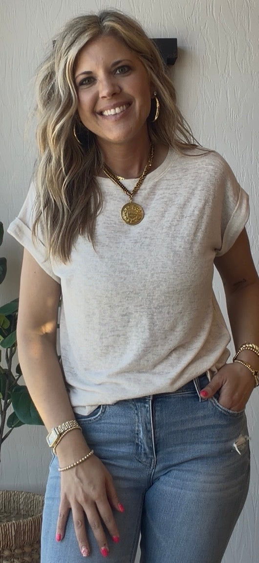 Modern Cuff Tee