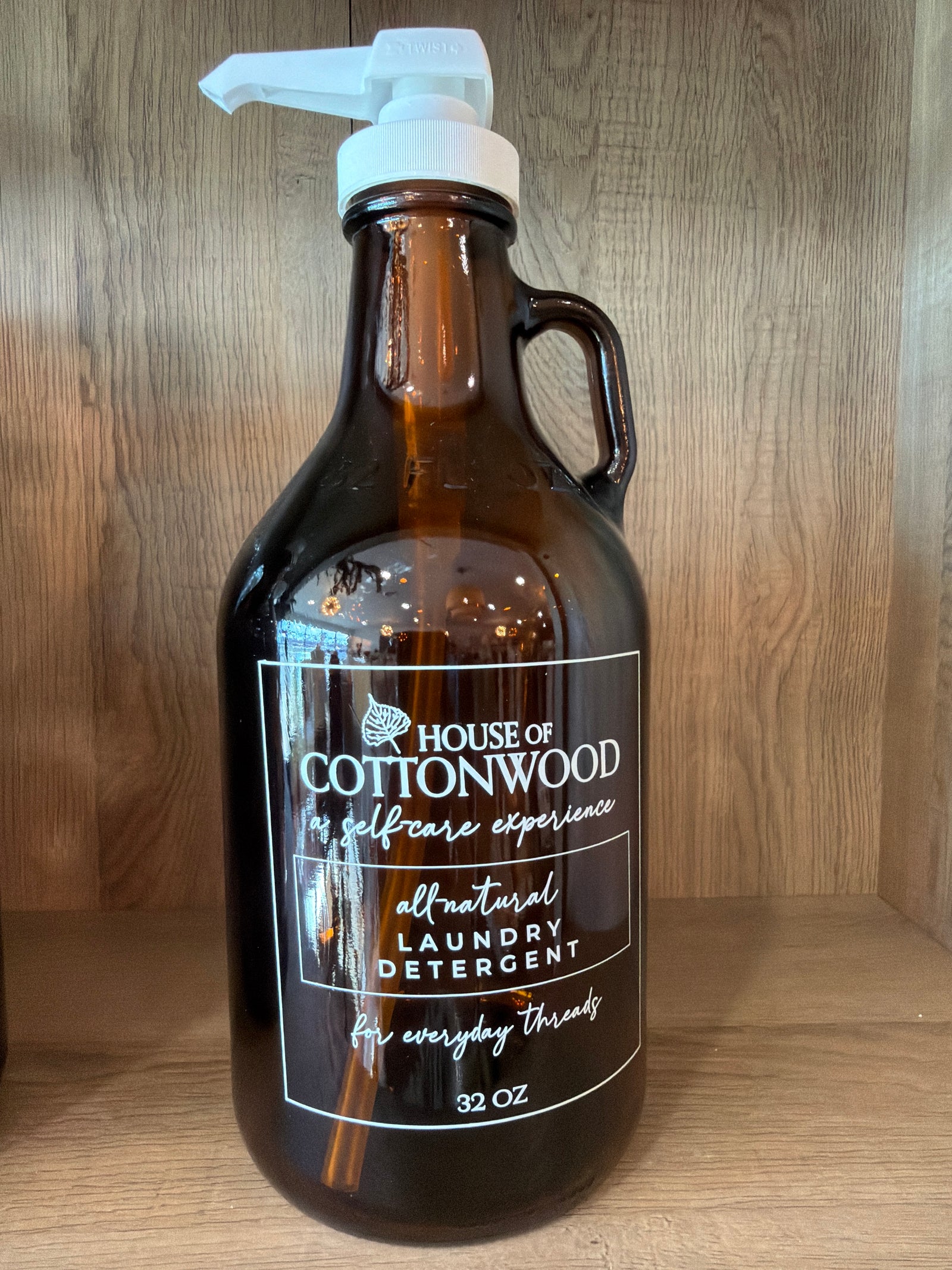 Amber Laundry Soap Pump