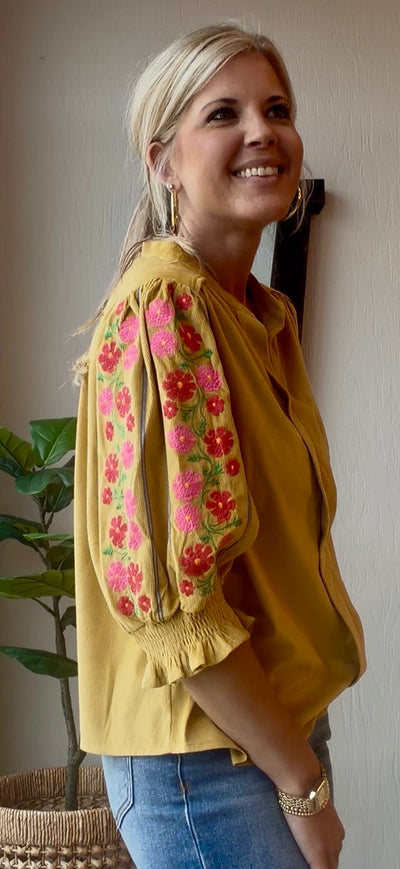 Marigold Meadow Top