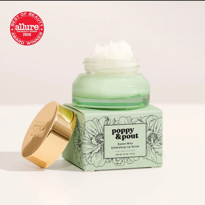 Poppy & Pout Sweet Mint Lip Scrub