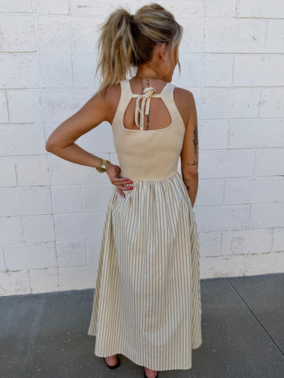 Vivian Striped Maxi Dress