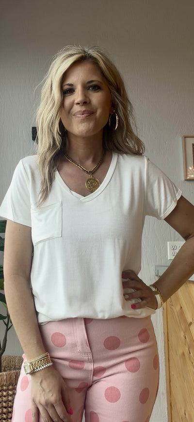 Soft V Pocket Tee