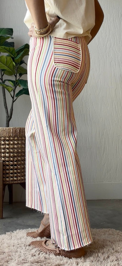 Poppy Stripe Denim
