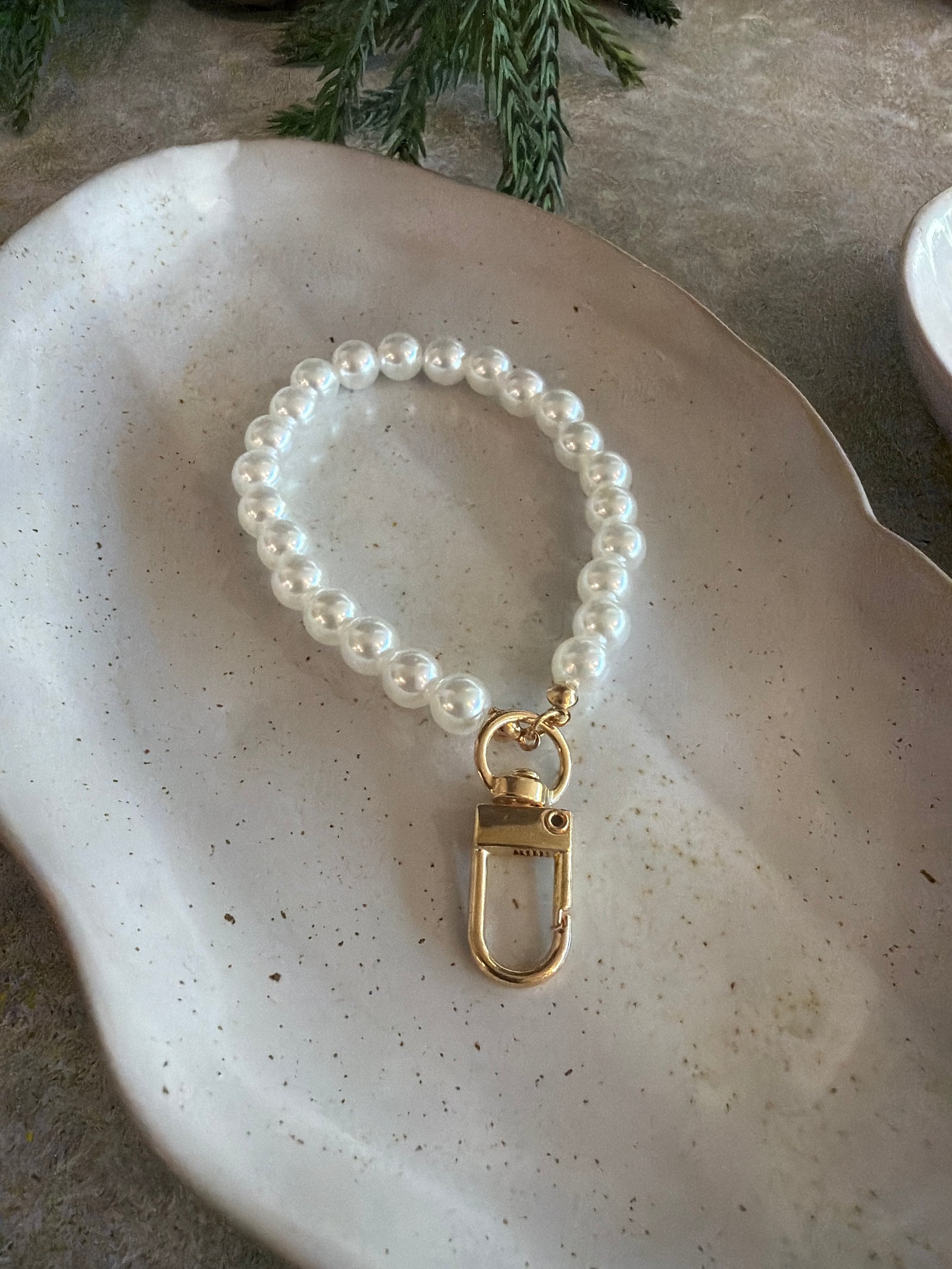 Pearl Keychain