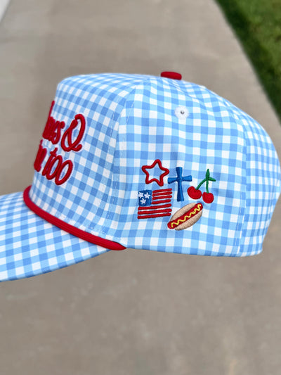 Loves Jesus & America Too Hat