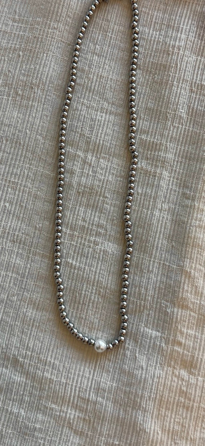 Lizzie Necklace - Silver
