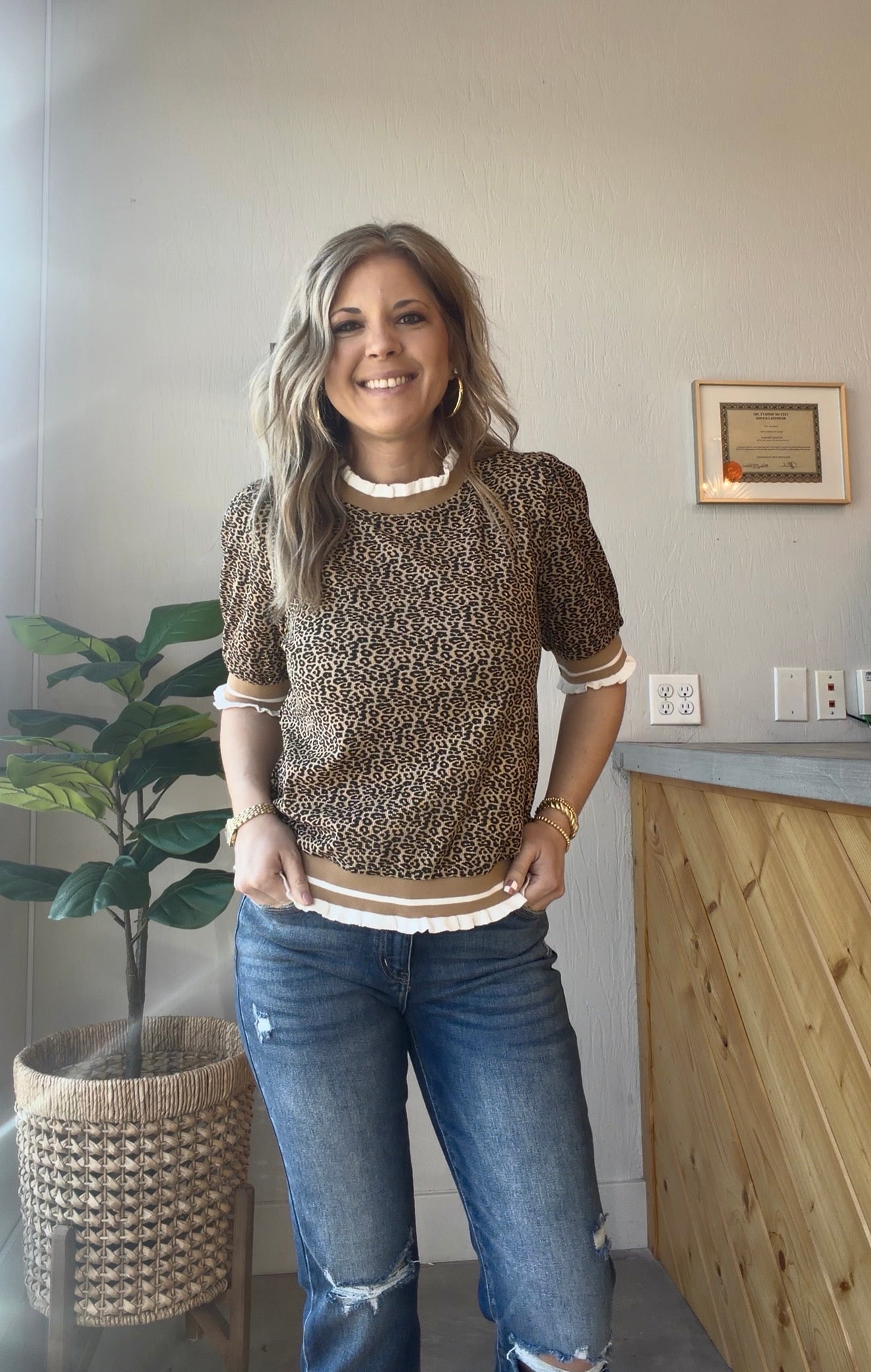 Savannah Ruffle Sweater