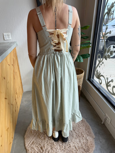 Sagebrook Stripe Apron Dress