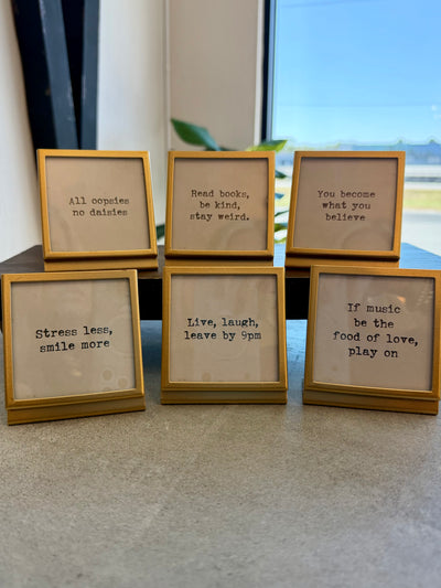 Just Saying Frame