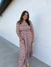 Fall Floral Maxi Dress