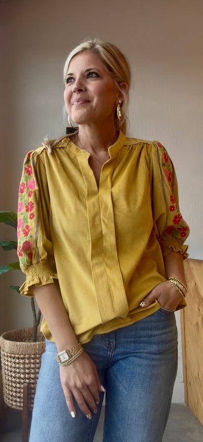Marigold Meadow Top
