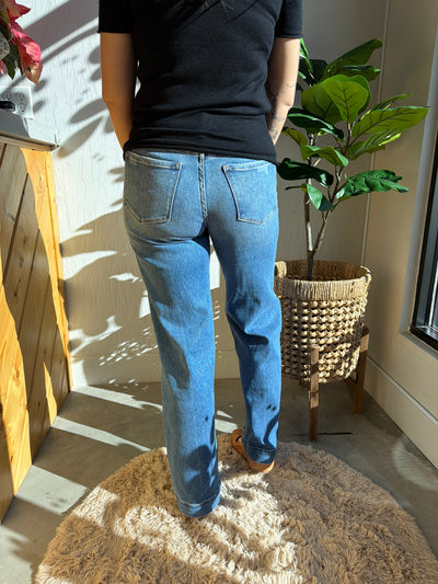 Flying Monkey High Rise Wide Trouser