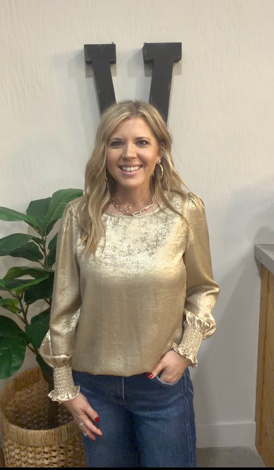 Golden Girl Shine Blouse