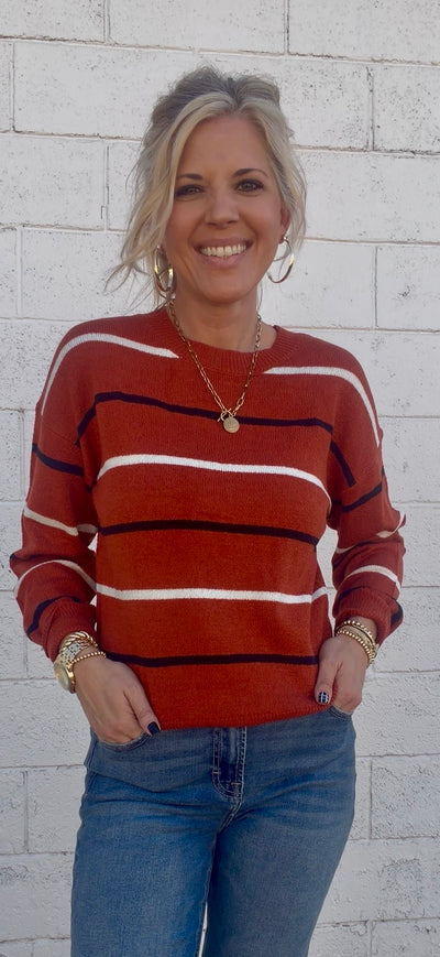 Ember Stripe Sweater
