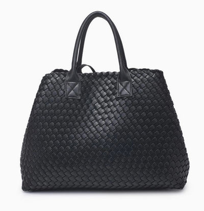 Ithaca Woven Vegan Leather Tote