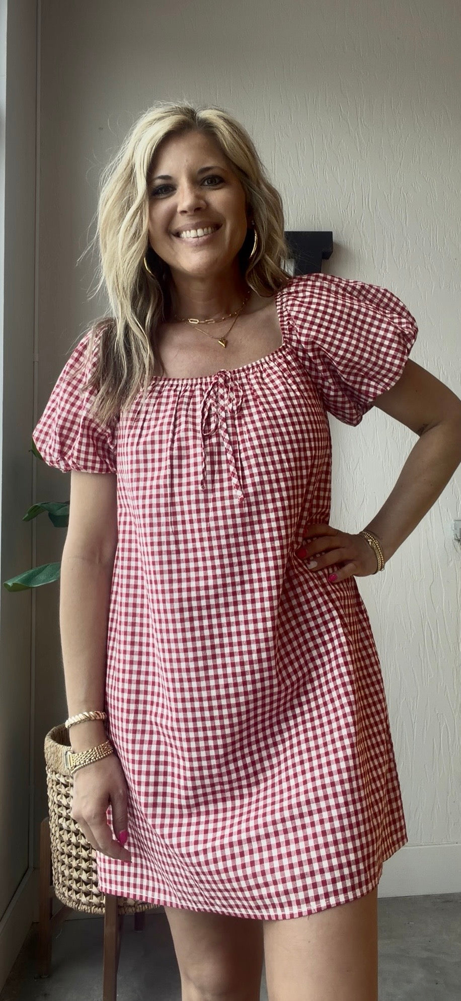Rosalie Gingham Dress