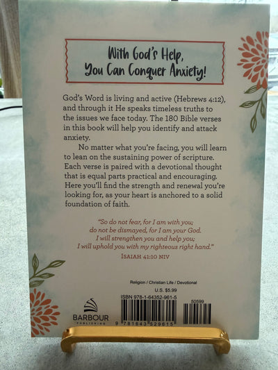 Conquering Anxiety-180 Bible Verses