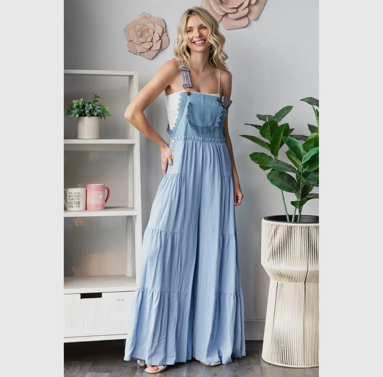 Josie Romper Dress - Flying V Mercantile Josie Romper Dress - Flying V Mercantile