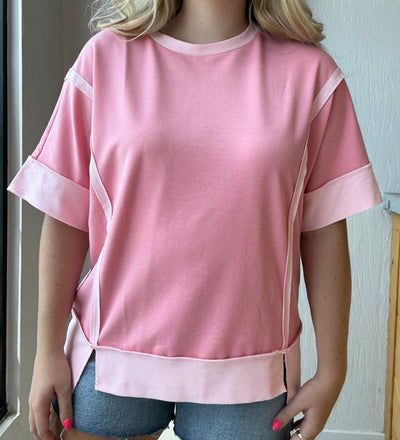 Raw Hem Top
