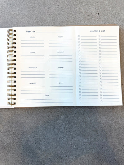 Retro Weekly Meal Planner