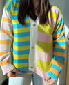 Multi Striped Cardigan