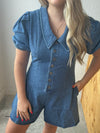 Denim Romper