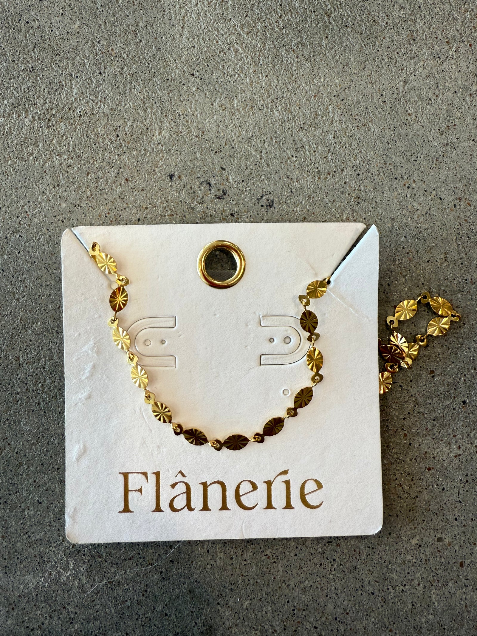 18K Gold Non-Tarnish Oval Chain Nekclace