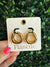 18K Gold Non-Tarnish U Hoop Earrings