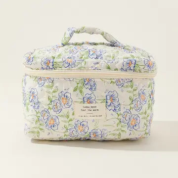 Quilted Makeup Bag