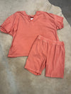 Peach Coral Shorts