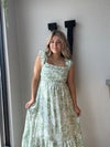 Green Floral Dress