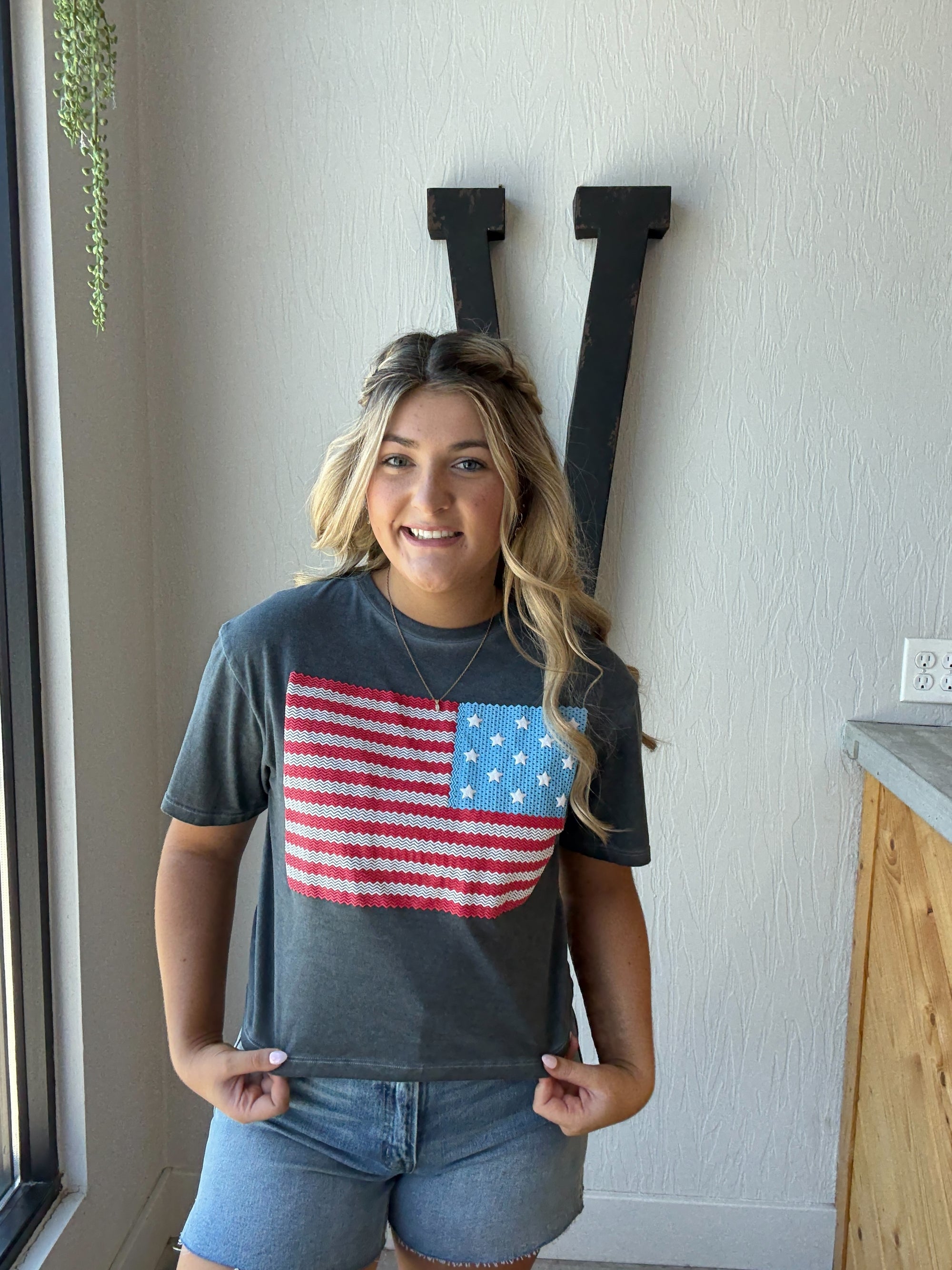 American Flag Tee