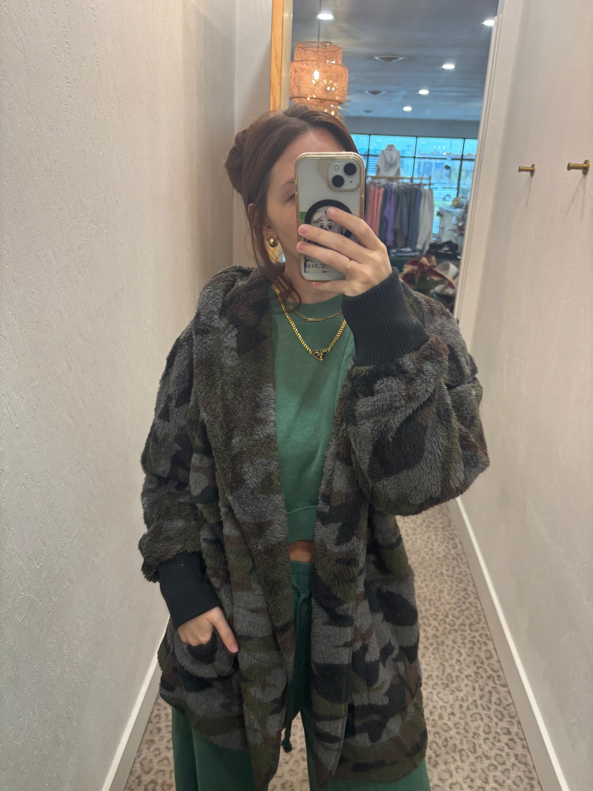 Camo Fur Jacket