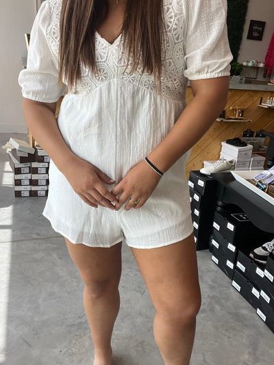 White Romper