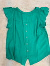 Green Button Blouse