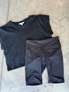 Black Butter Soft Biker Shorts